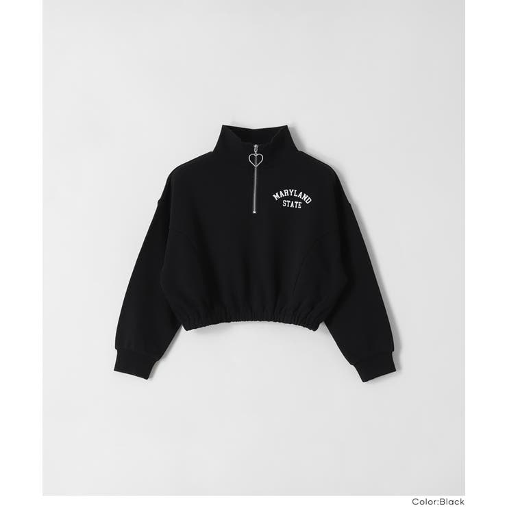 ハーフジップスウェットトップス キッズ | coca | 詳細画像15 