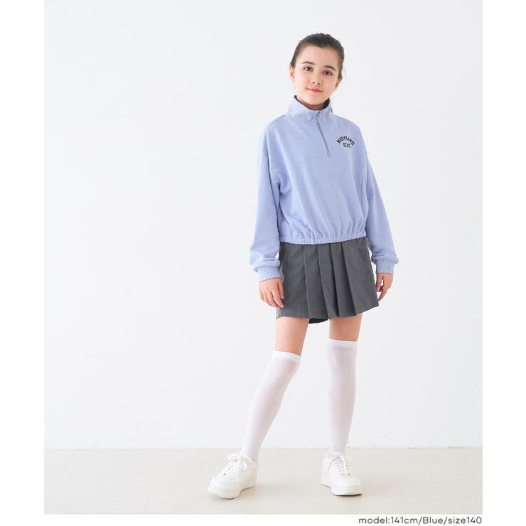 ハーフジップスウェットトップス キッズ | coca | 詳細画像8 