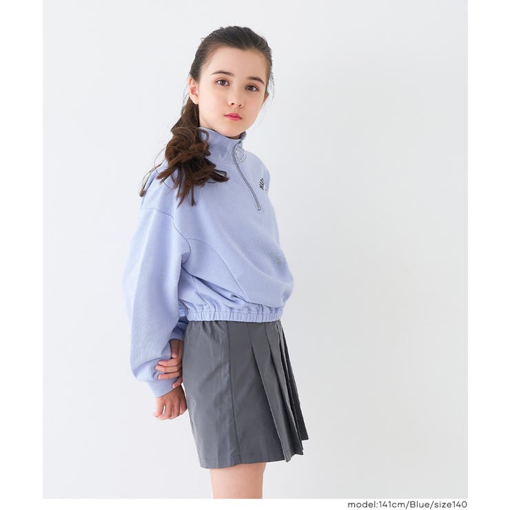 ハーフジップスウェットトップス キッズ | coca | 詳細画像9 