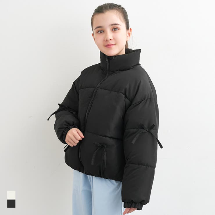 中綿リボンブルゾン キッズ | coca | 詳細画像1 