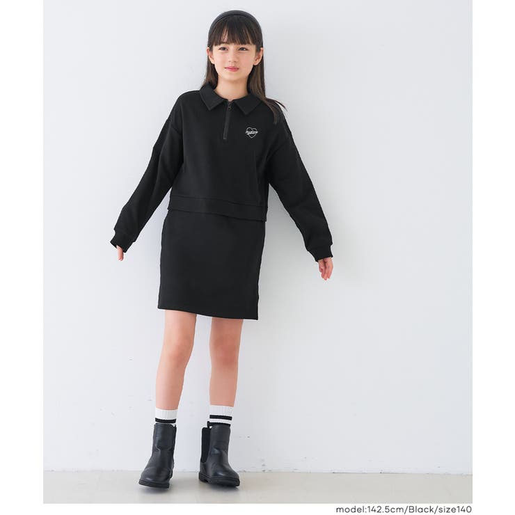 ドッキングスウェットワンピース キッズ | coca | 詳細画像11 