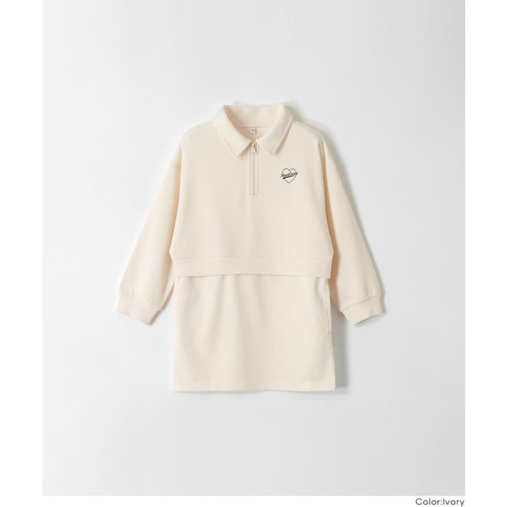 ドッキングスウェットワンピース キッズ | coca | 詳細画像13 