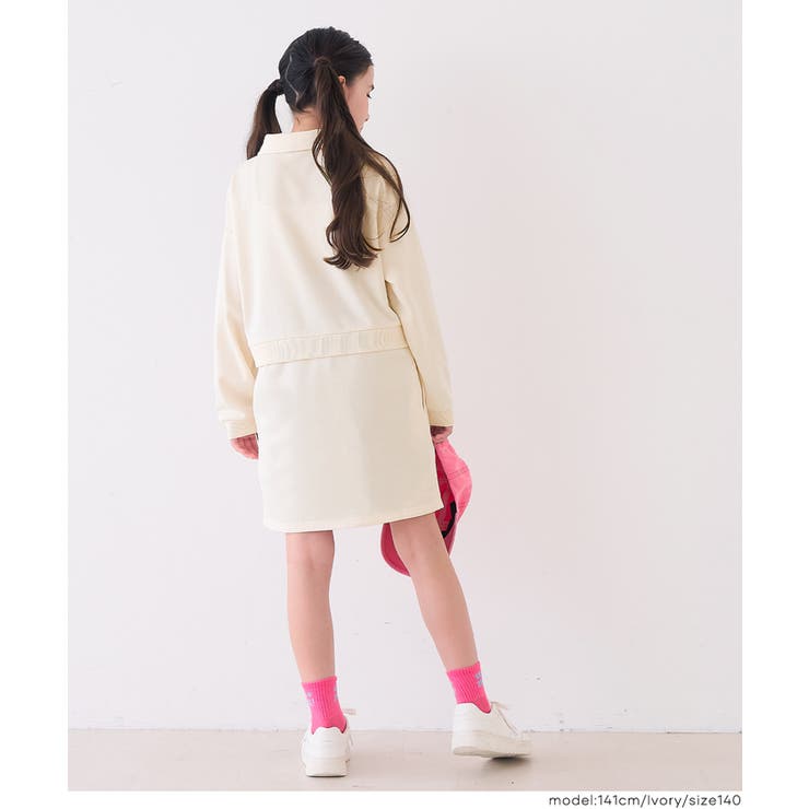 ドッキングスウェットワンピース キッズ | coca | 詳細画像4 