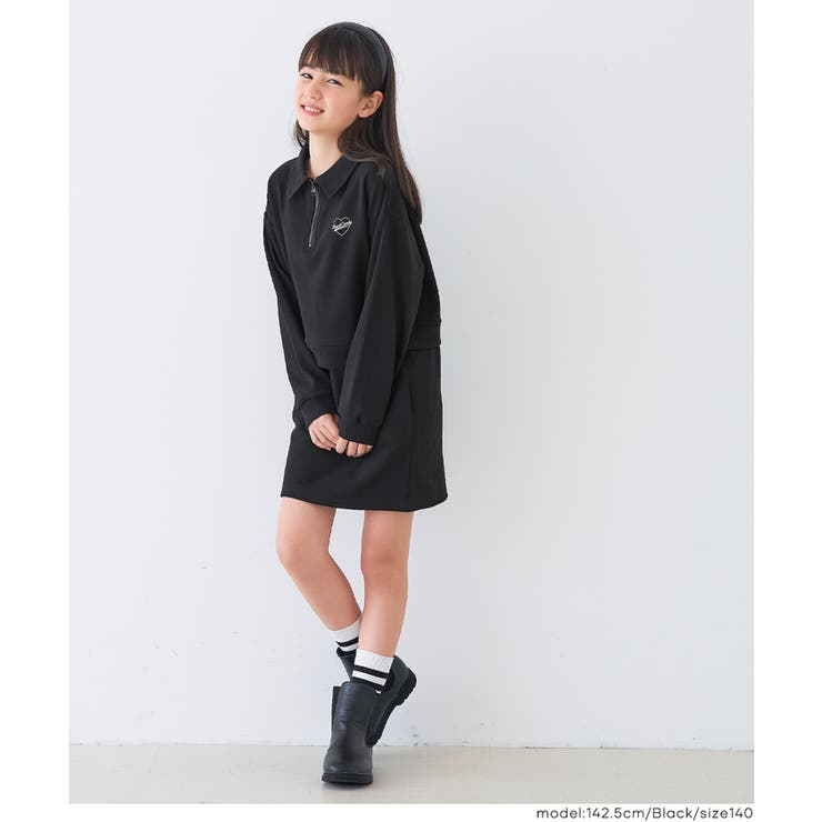 ドッキングスウェットワンピース キッズ | coca | 詳細画像7 