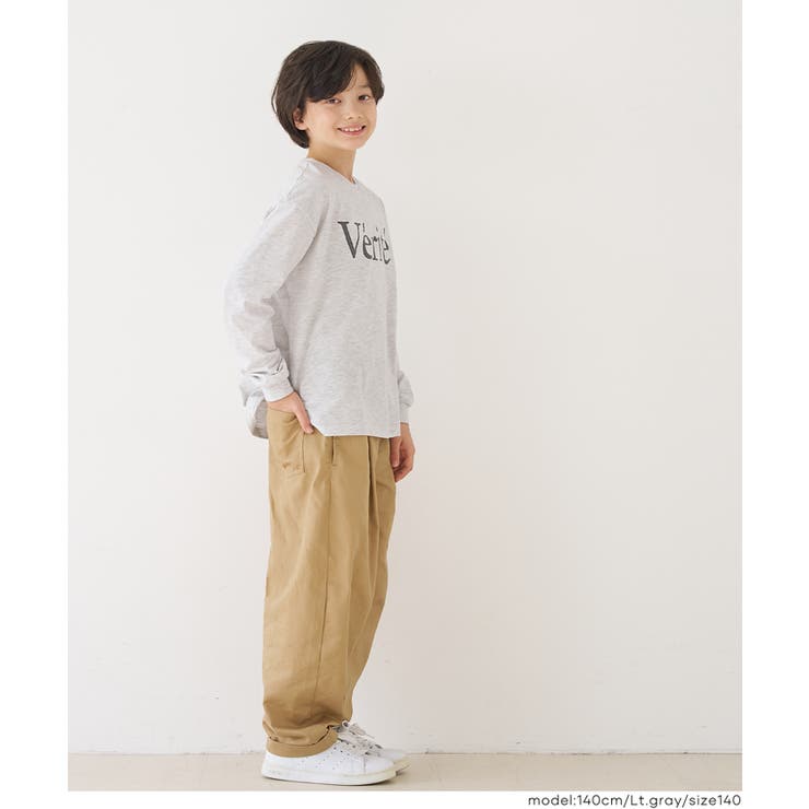 親子お揃いコットンビッグシルエットロゴTシャツ キッズ | coca | 詳細画像3 