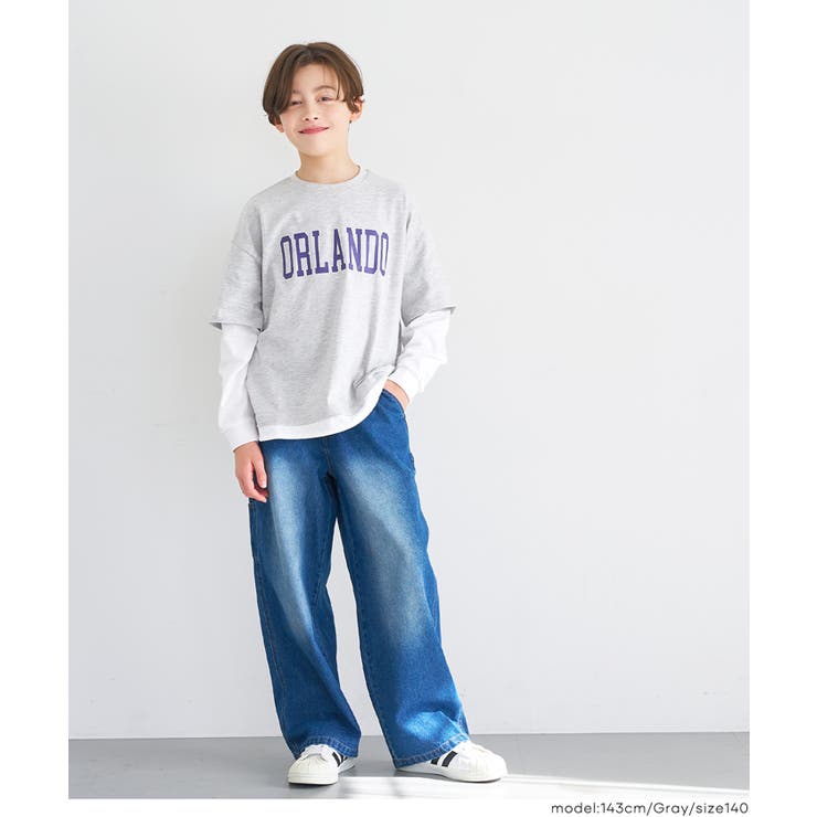 ［Gray］ | レイヤード長袖Tシャツ | coca