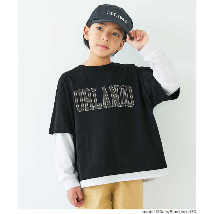 レイヤード長袖Tシャツ | coca | 詳細画像8 