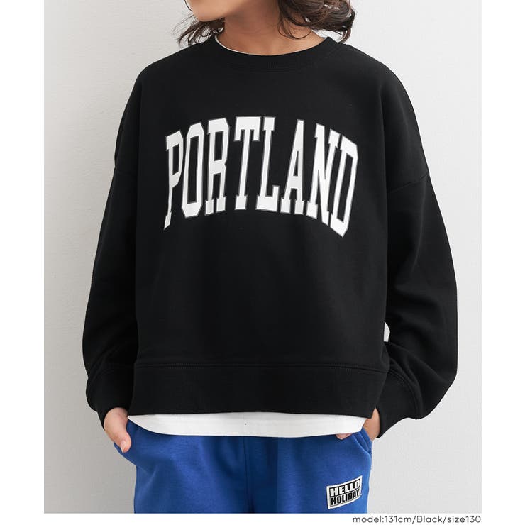 レイヤードロゴスウェットトップス | coca | 詳細画像10 