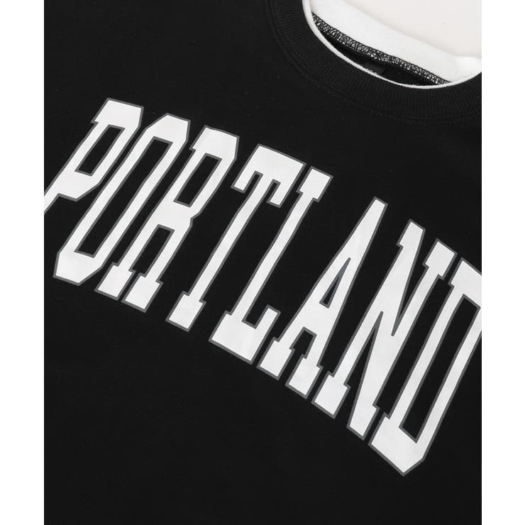 レイヤードロゴスウェットトップス | coca | 詳細画像15 