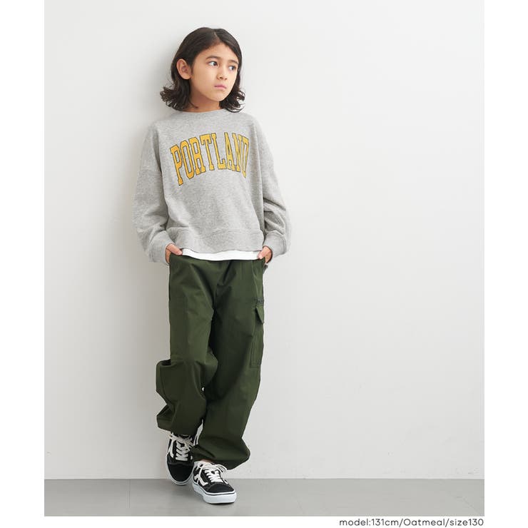 レイヤードロゴスウェットトップス | coca | 詳細画像2 