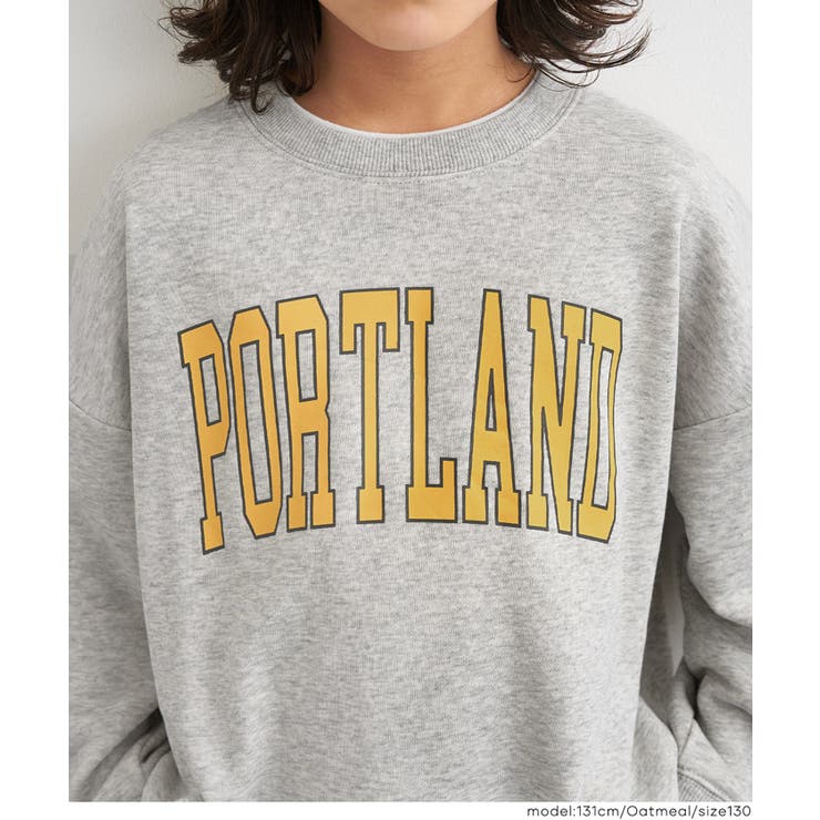 レイヤードロゴスウェットトップス | coca | 詳細画像4 