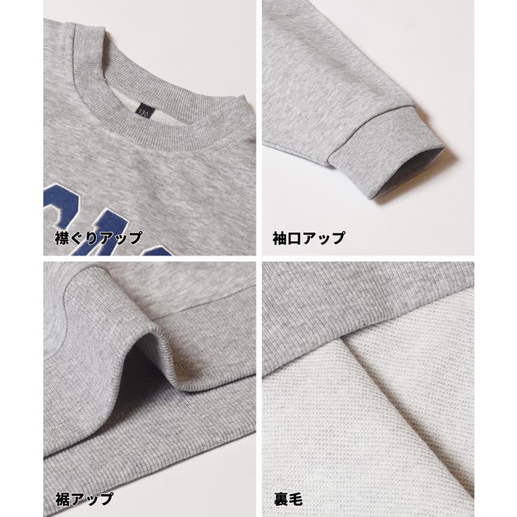 ワッペンスウェットトップス | coca | 詳細画像12