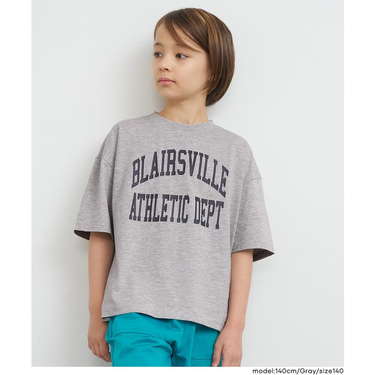 ［Gray］ | スリットロゴTシャツ | coca