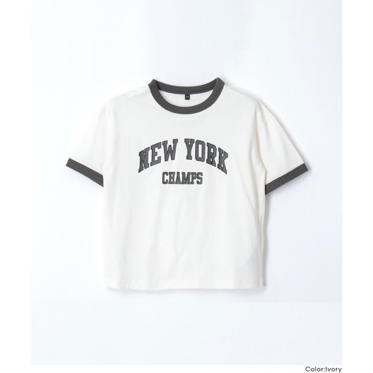 プリントリンガーTシャツ | coca | 詳細画像15 