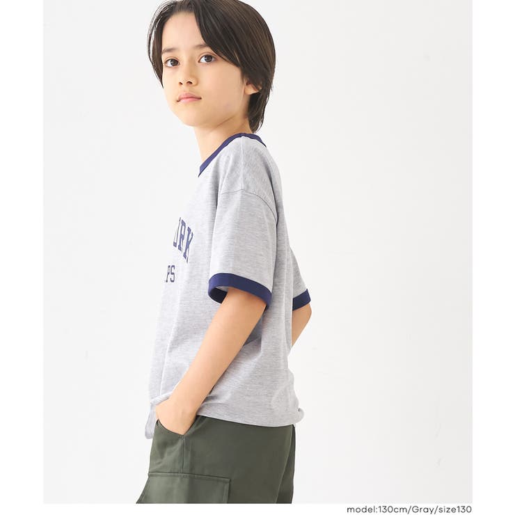 プリントリンガーTシャツ | coca | 詳細画像3 