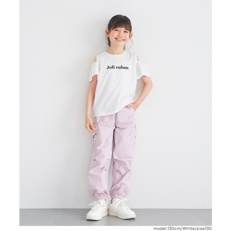 肩あきフリルTシャツ キッズ | coca | 詳細画像8 