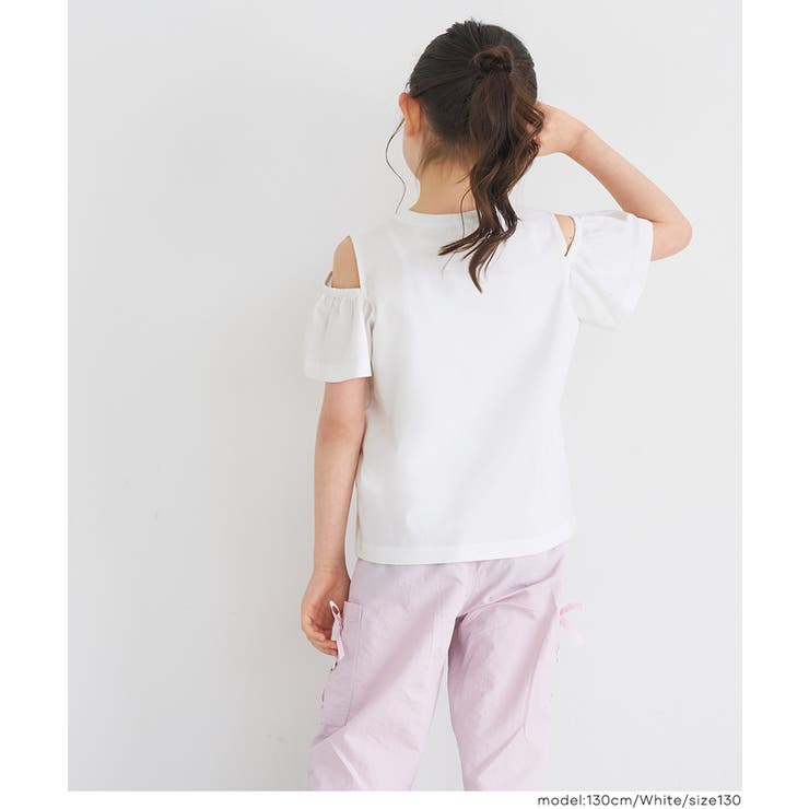肩あきフリルTシャツ キッズ | coca | 詳細画像10 