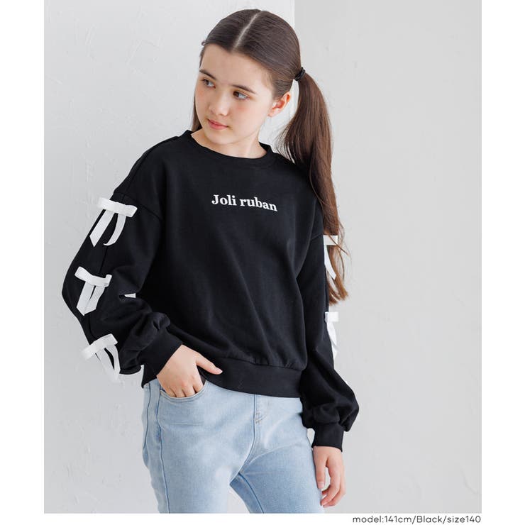 袖リボンスウェットトップス | coca | 詳細画像13