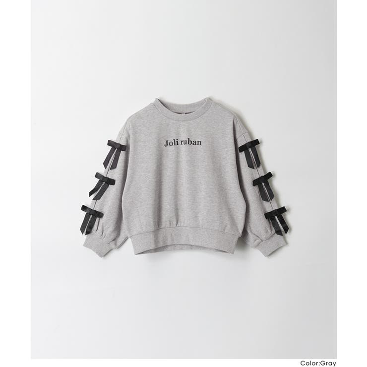 袖リボンスウェットトップス | coca | 詳細画像15