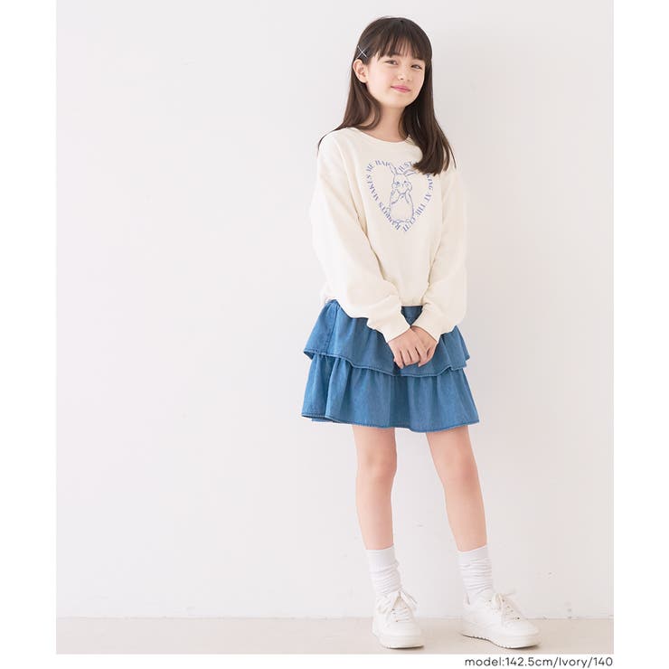 ウサギイラストスウェットトップス | coca | 詳細画像2 