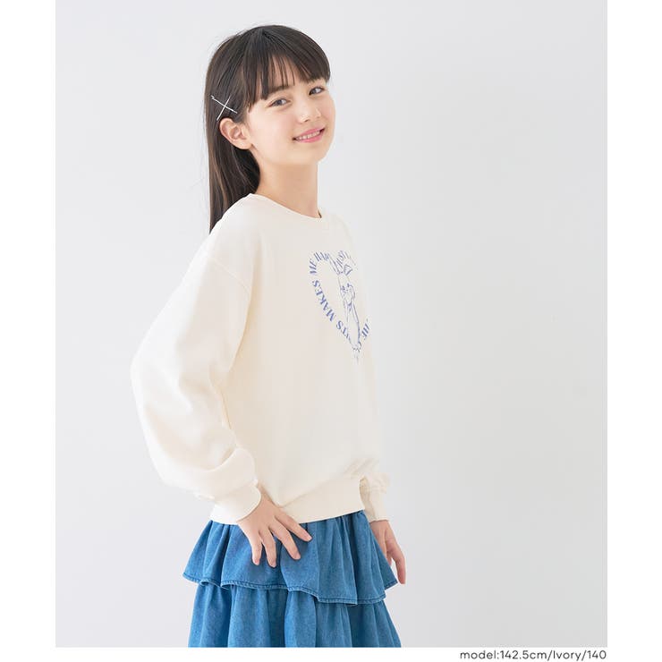 ウサギイラストスウェットトップス | coca | 詳細画像3 