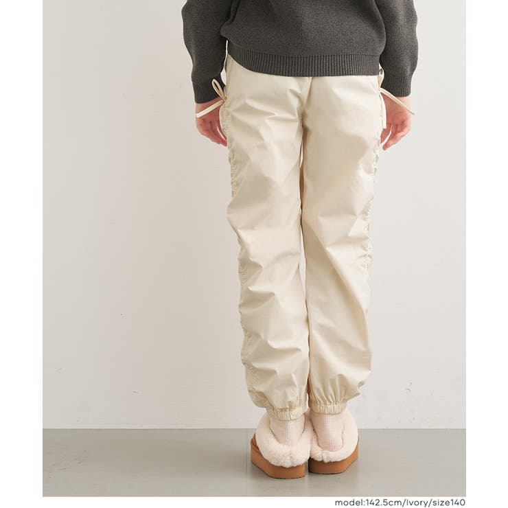 裏微起毛サイドシャーリングパンツ | coca | 詳細画像4 