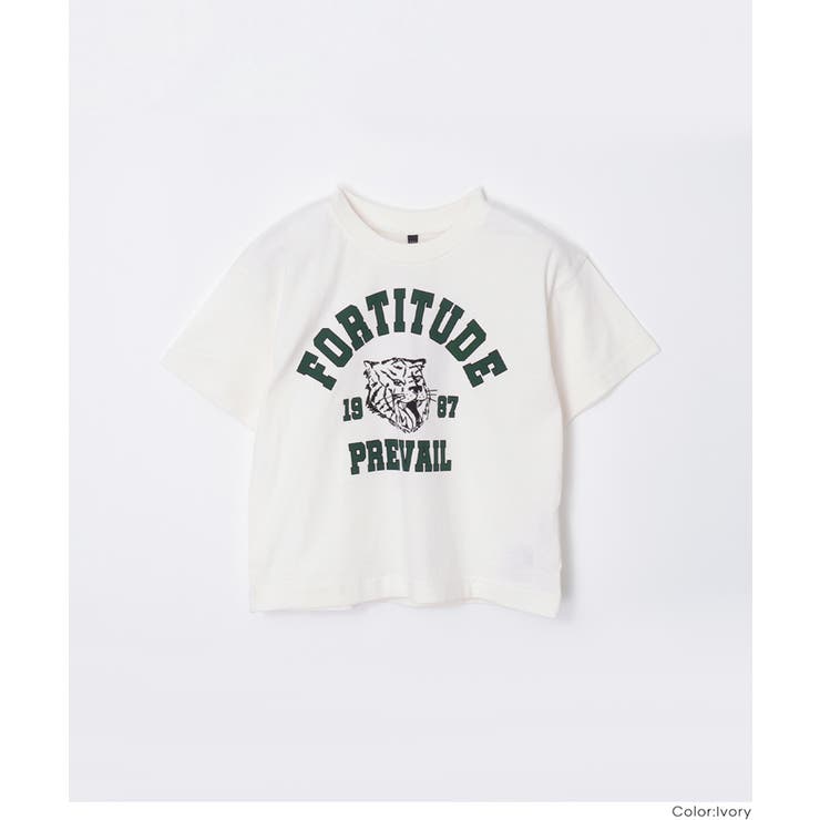 タイガープリント半袖Tシャツ キッズ | coca | 詳細画像13 