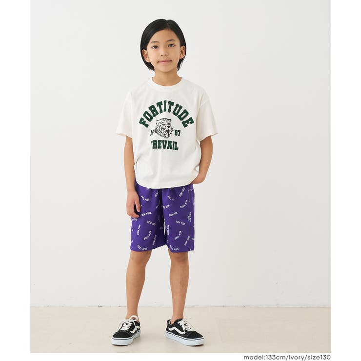 タイガープリント半袖Tシャツ キッズ | coca | 詳細画像2 