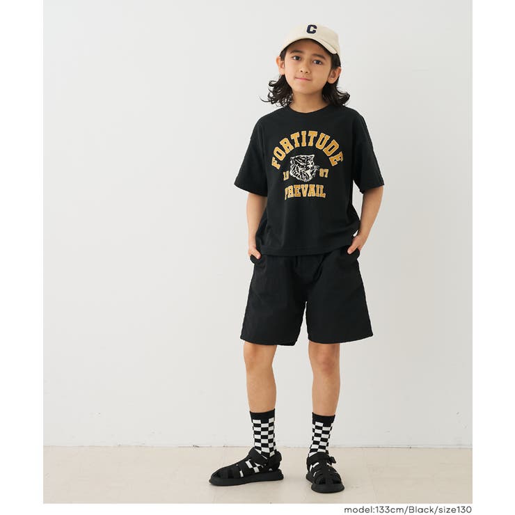 タイガープリント半袖Tシャツ キッズ | coca | 詳細画像7 