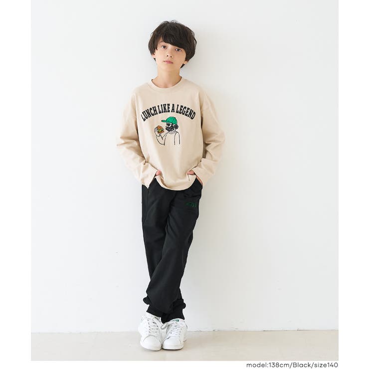 刺繍スウェットジョガーパンツ キッズ | coca | 詳細画像10 