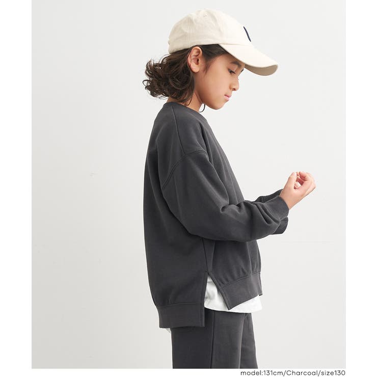 サイドスリットスウェットトップス | coca | 詳細画像3 