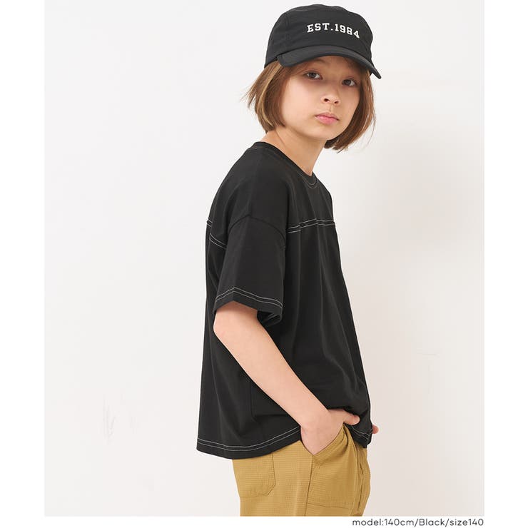 半袖刺繍フットボールTシャツ | coca | 詳細画像11 