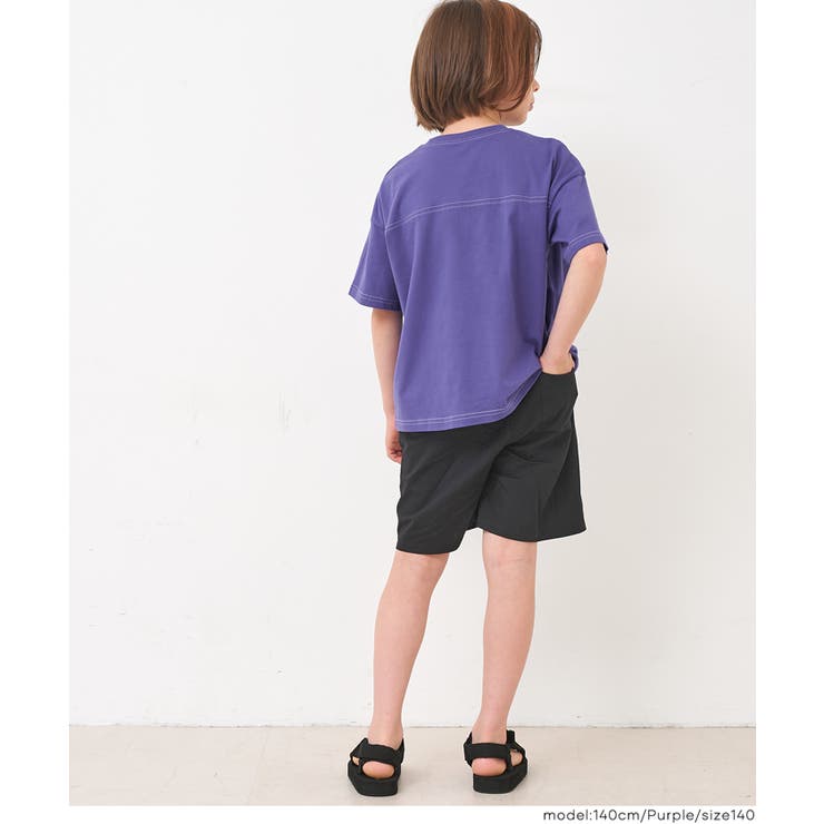 半袖刺繍フットボールTシャツ | coca | 詳細画像7 
