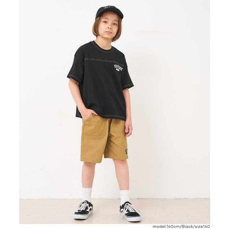 半袖刺繍フットボールTシャツ | coca | 詳細画像10 