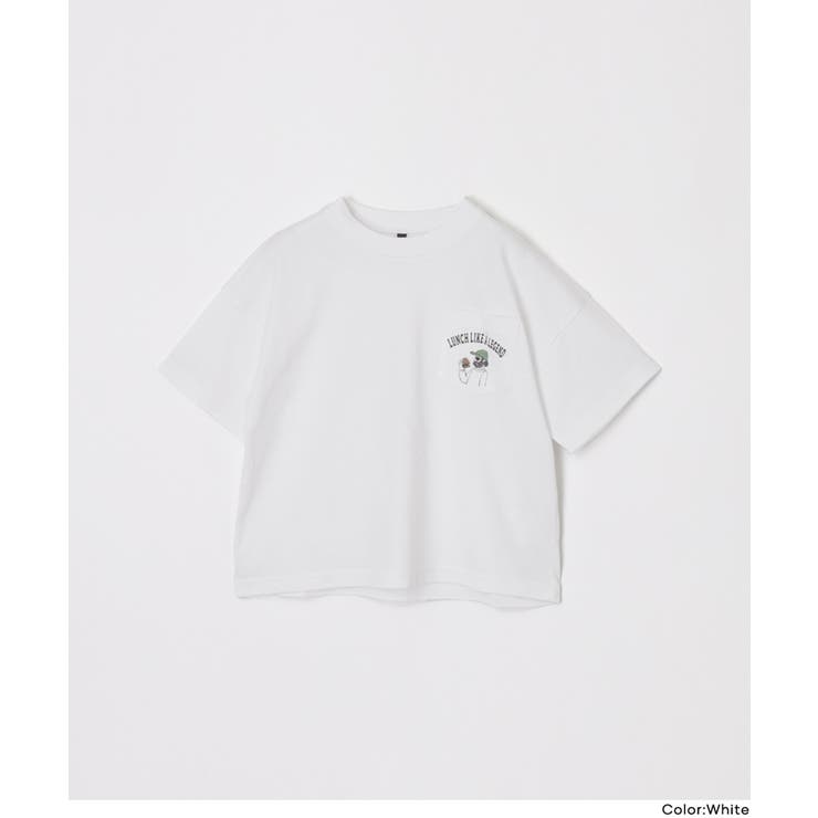 ポケットプリント半袖Tシャツ  | coca | 詳細画像15 
