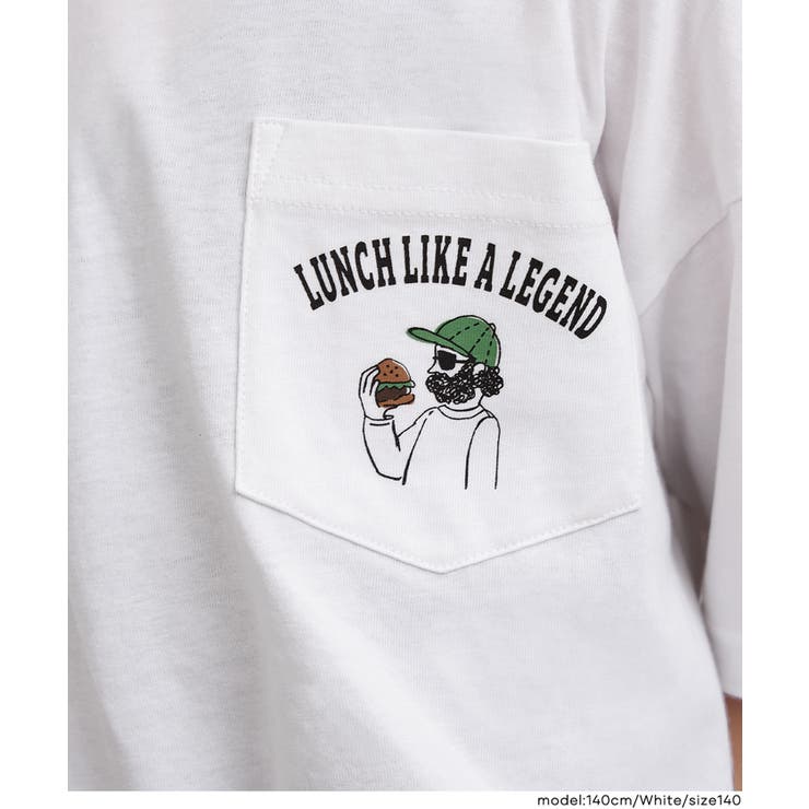 ポケットプリント半袖Tシャツ  | coca | 詳細画像5 