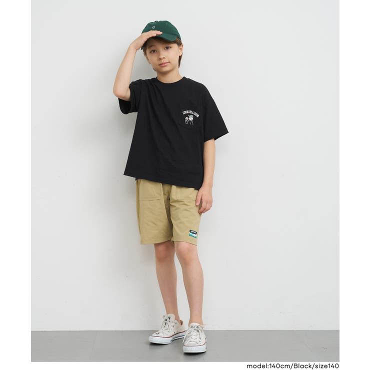 ポケットプリント半袖Tシャツ  | coca | 詳細画像8 