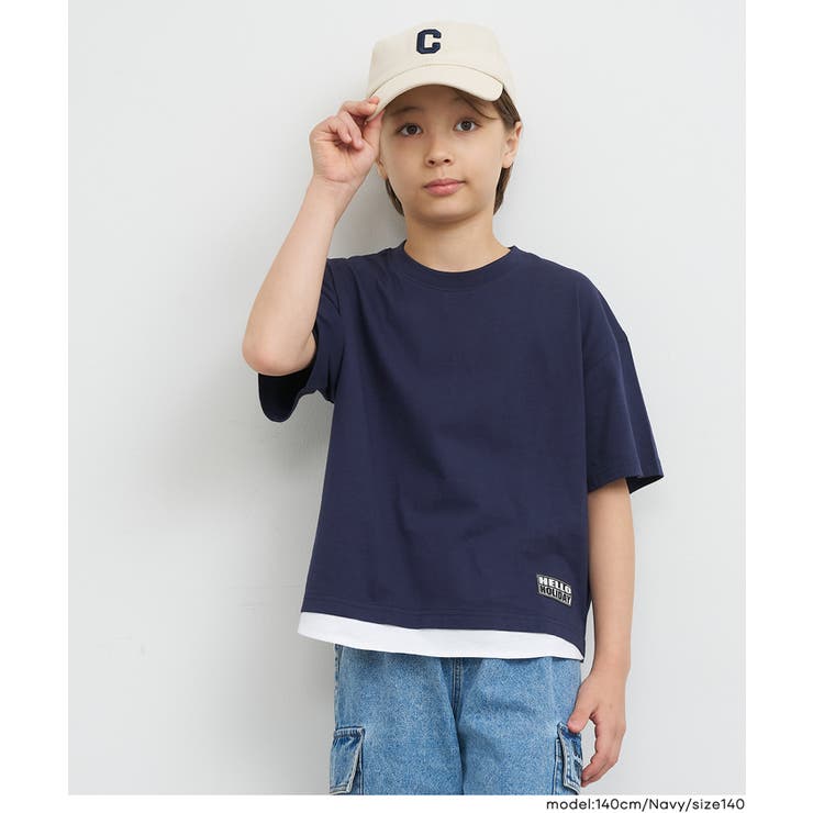 レイヤード半袖Tシャツ | coca | 詳細画像10 