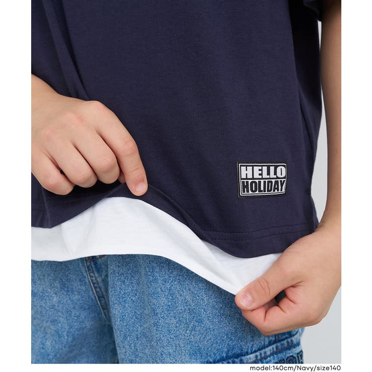 レイヤード半袖Tシャツ | coca | 詳細画像11 