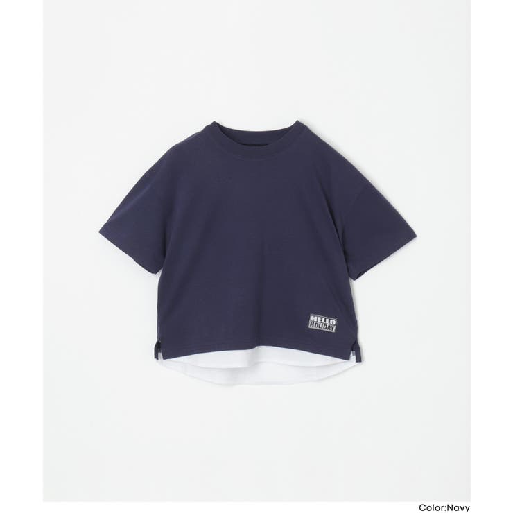 レイヤード半袖Tシャツ | coca | 詳細画像14 
