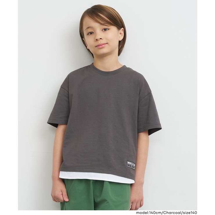 レイヤード半袖Tシャツ | coca | 詳細画像2 