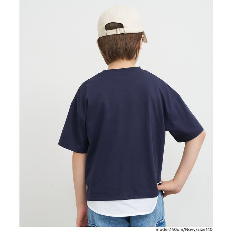 レイヤード半袖Tシャツ | coca | 詳細画像8 