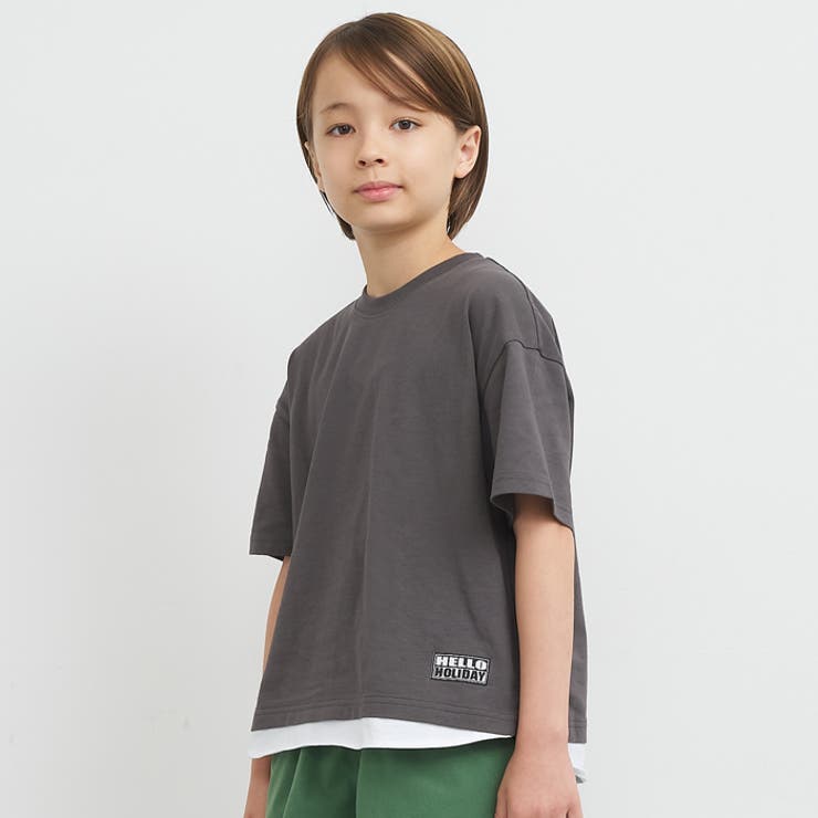 レイヤード半袖Tシャツ | coca | 詳細画像1 