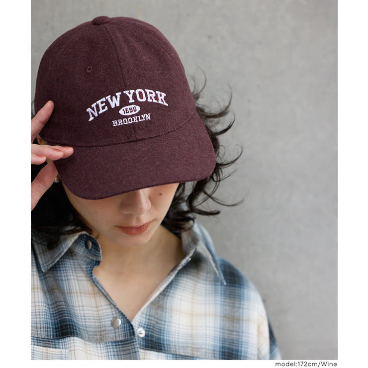 フェイクウールロゴキャップ レディース | coca | 詳細画像5 