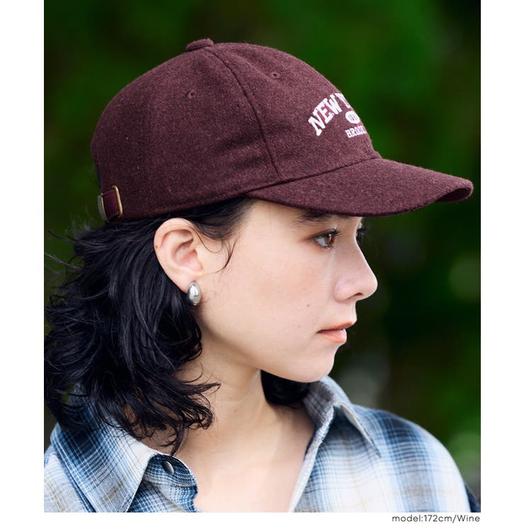 フェイクウールロゴキャップ レディース | coca | 詳細画像6 