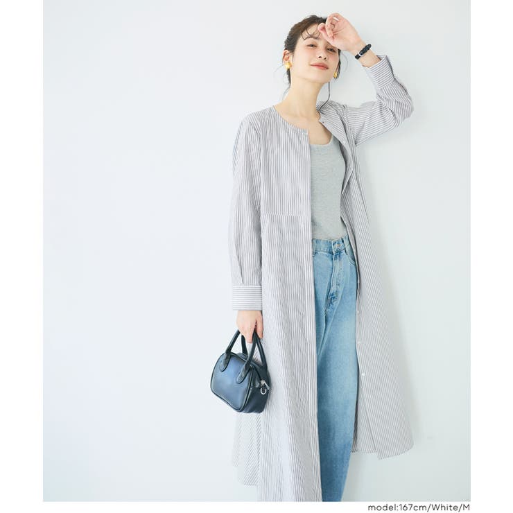 SOLOTEX(R)使用フレアシャツワンピース | coca | 詳細画像10 