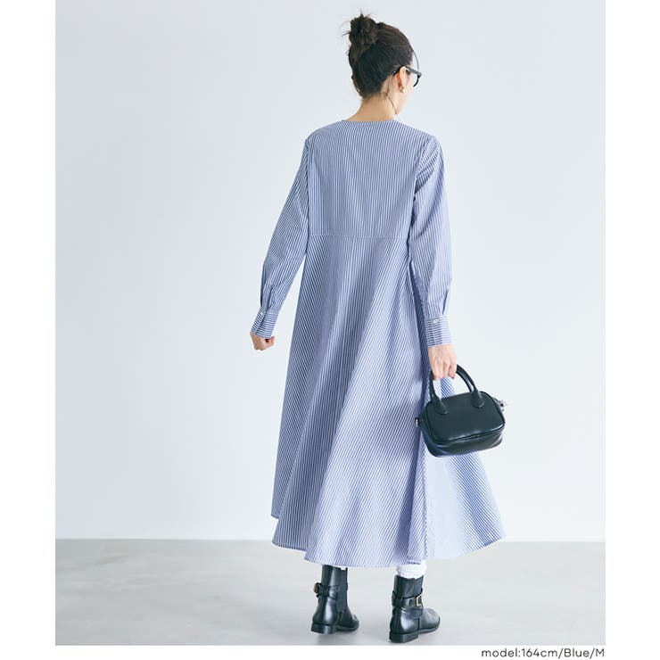 SOLOTEX(R)使用フレアシャツワンピース | coca | 詳細画像14 