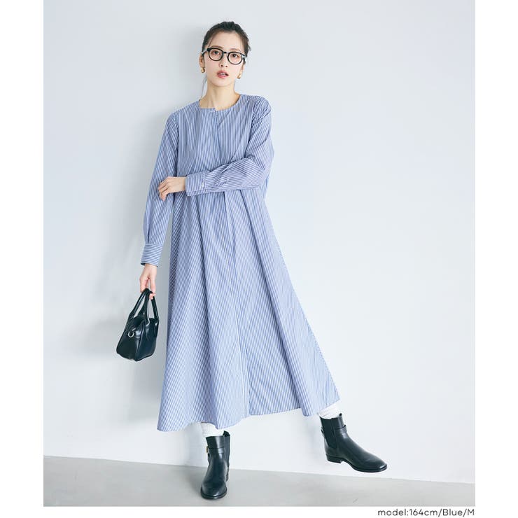 SOLOTEX(R)使用フレアシャツワンピース | coca | 詳細画像15 