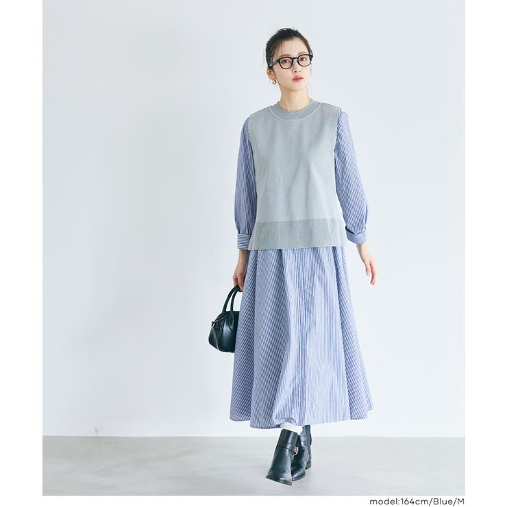 SOLOTEX(R)使用フレアシャツワンピース | coca | 詳細画像16 