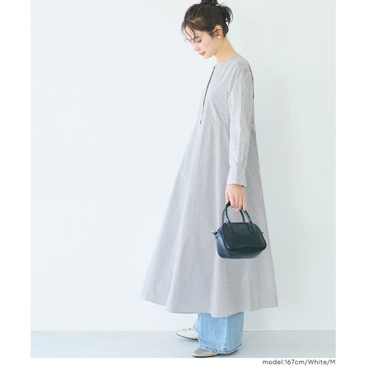 SOLOTEX(R)使用フレアシャツワンピース | coca | 詳細画像6 